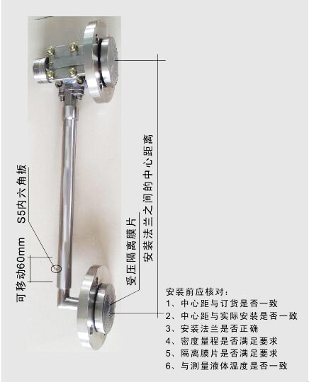 側(cè)裝型差壓式密度計(jì)圖示